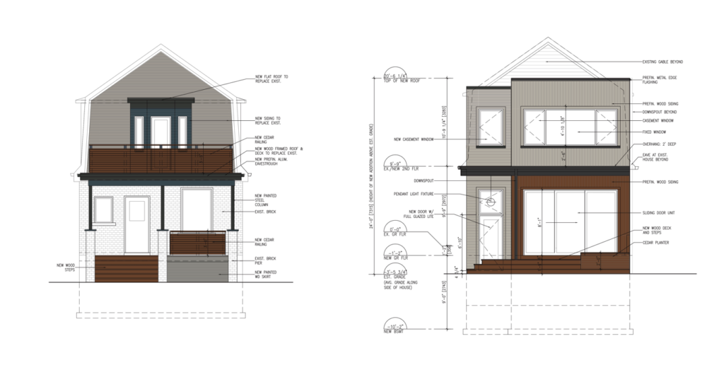 alt=“Asquith Architect -High Park home-development sketches"